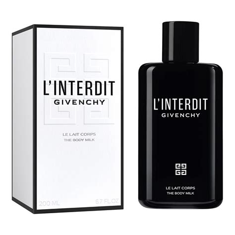 creme corps interdit givenchy|L'INTERDIT .